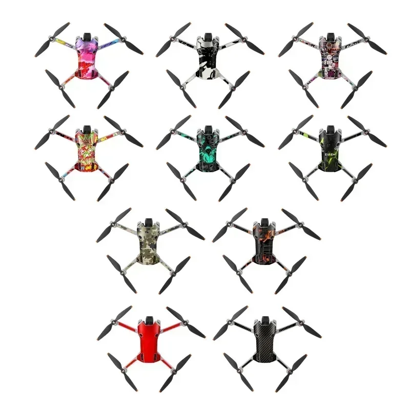 Водонепроницаемые наклейки для Mini 4 Pro защитный чехол защита тела рук красочные