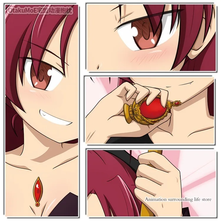 Подушка в стиле аниме Puella Magi Madoka Magic Sakura Kyouko подушка дакимакура с рисунком под