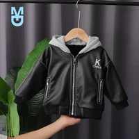 new fashion autumn winter childrens wear jacket baby girls boys solid color thicken hooded coat toddler casual costume