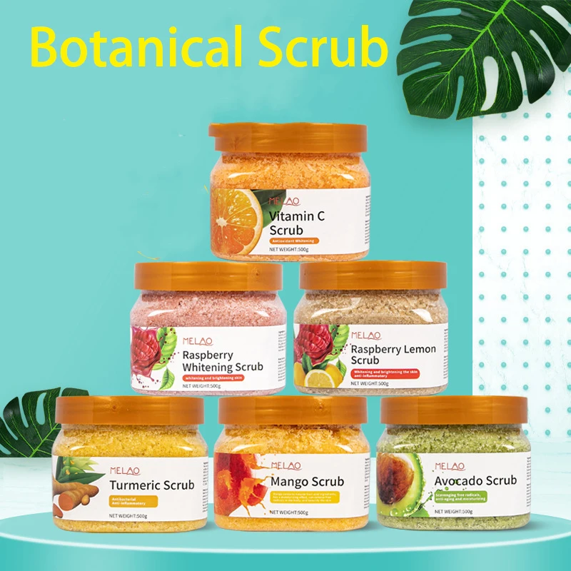 

Body Care 500g Plant Scrub Moisturizing Deep Cleansing Softening Cuticle Improve Chicken Skin Sea Salt Scrub