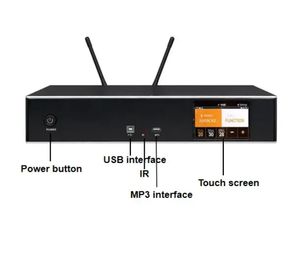 Фото Профессиональный стерео мини-усилитель для караоке Berase Top Quality Audio Power 3 в 1 для домашних вечеринок №4