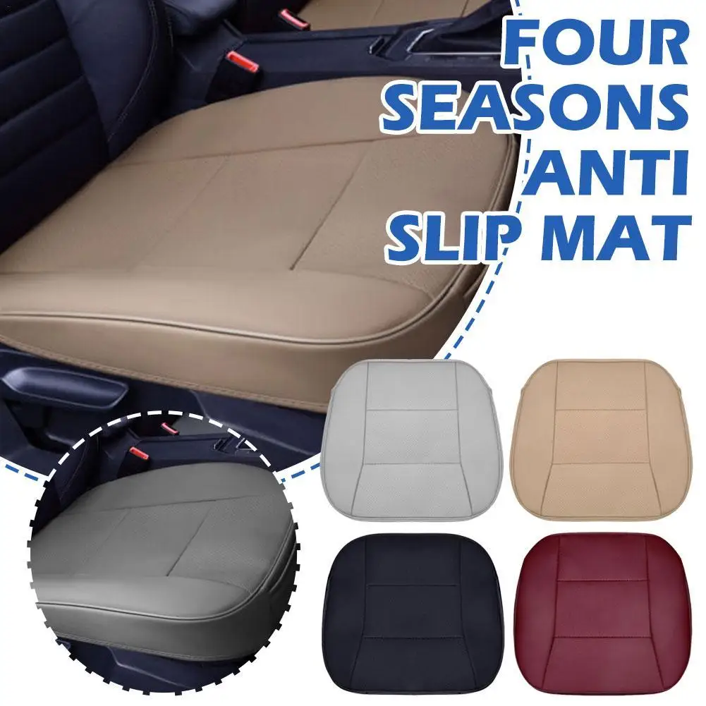 

Universal Car Seat Cover Breathable PU Leather Pad Mat For Auto Chair Cushion Car Front Seat Cover Four Seasons Anti Slip Mat