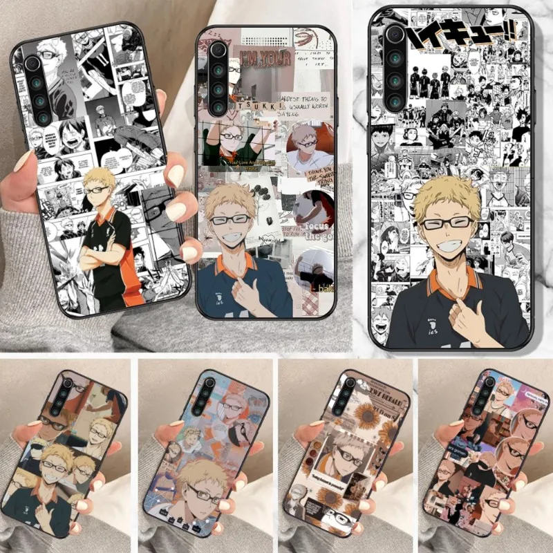 Haikyuu Kei Tsukishima чехол для телефона Xiaomi Mi 12 11T 10T 9T Lite Pro Ultra Note 10 Poco F3 F4 X4 GT мягкий черный чехол для телефона