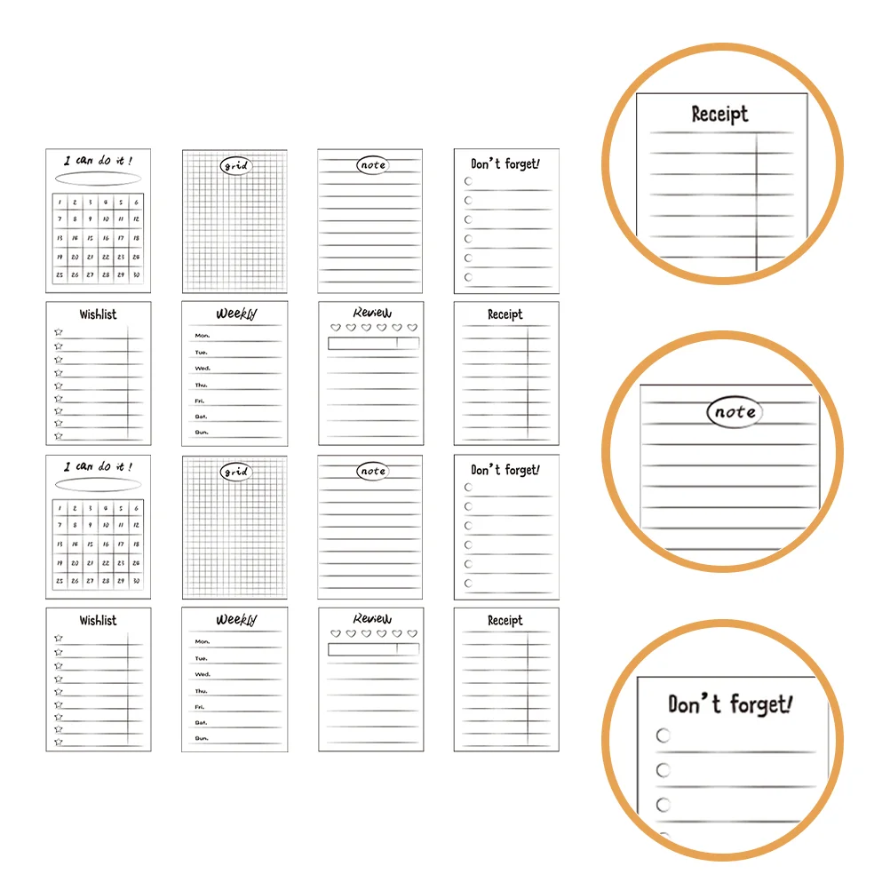 

Weekly Notepad Pad Planning Planner Daily Memo Plan Paper List Note Planners Do Off Schedule Tear Is My Name Sheets Sticker