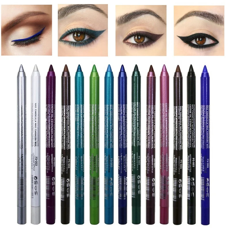 Long-lasting No Fade Women Sexy Colorful Eye Liner Liquid Pen Makeup Cosmetic