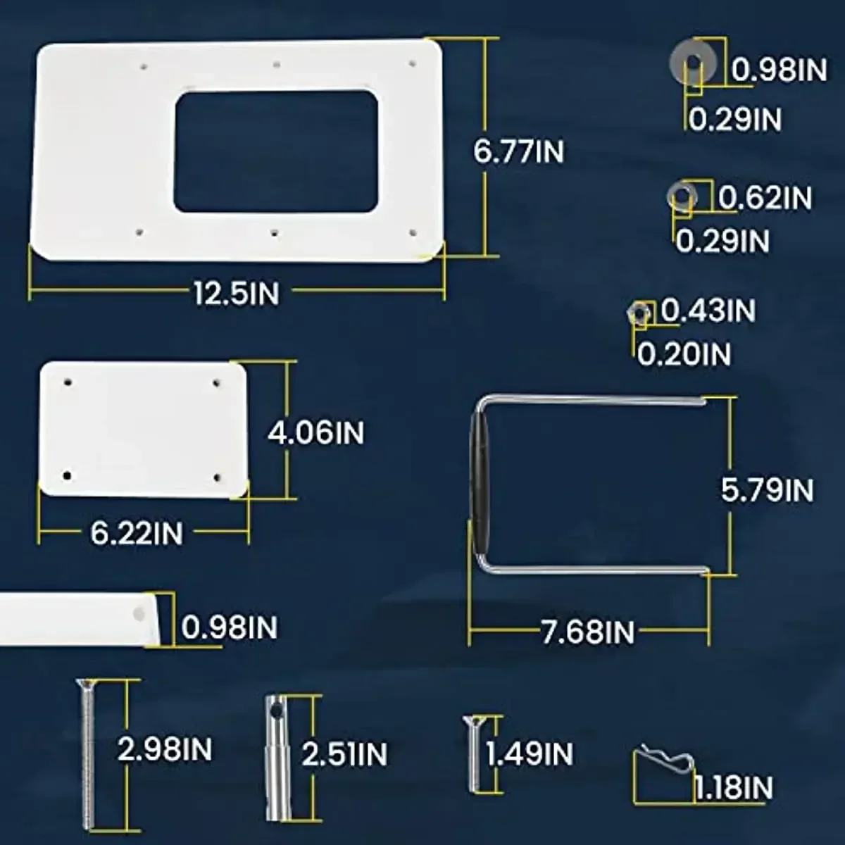 ЧаанКян РТА- 171854017 Композитный быстроразъемный кронштейн Быстросъемная пластина