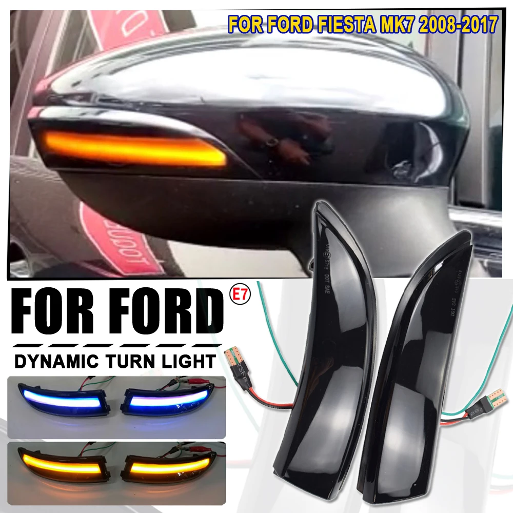 Фонарь поворотника для Ford Fiesta MK6 VI /UK MK7 2008-17 B-Max 2012-17