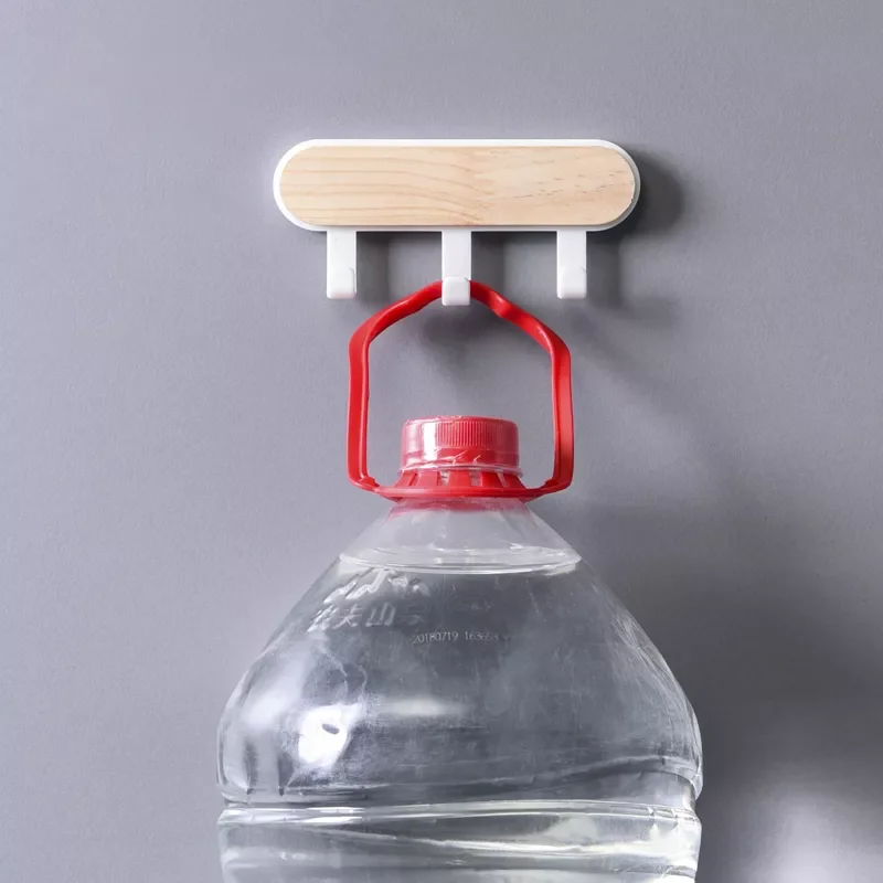 

Decorative Wall Wood Hooks Coat Scarf Bag Hanger Kitchen Accessories Organizer Hook Home Decor Storage Rack Behind Door Hook