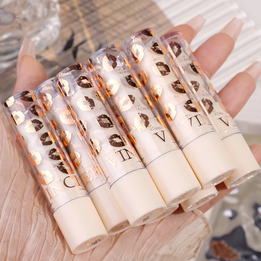 Твердая Глянцевая губная помада Желейная зеркальная выцветает линии губ