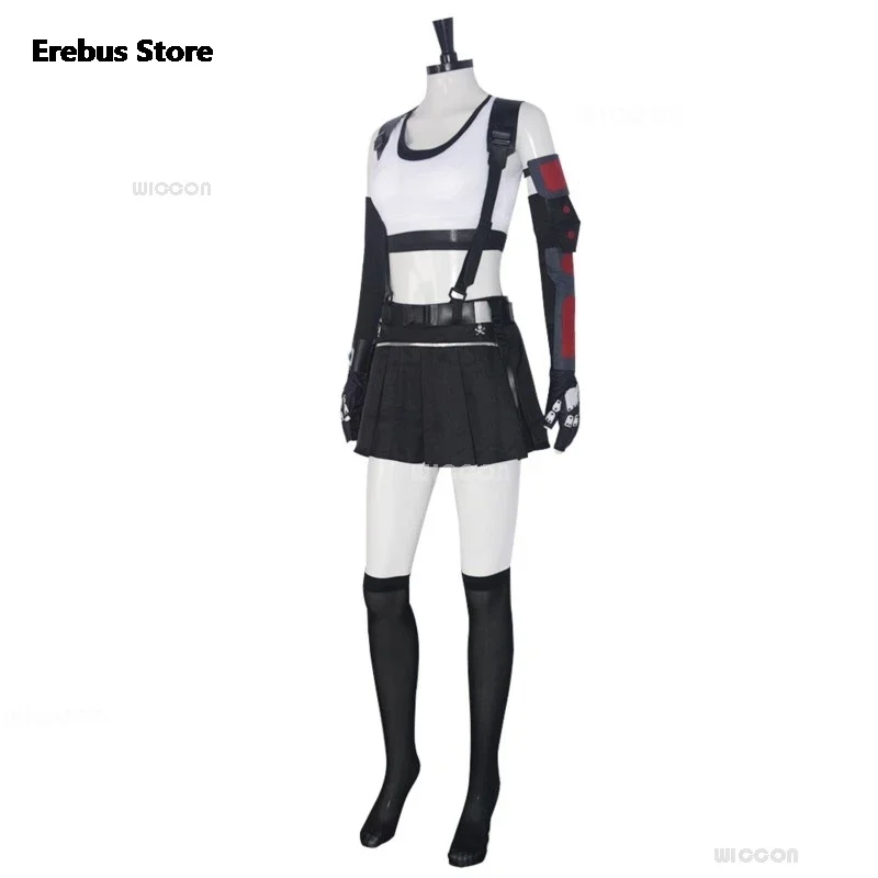 Костюм для косплея последний Фэнтези VII Tifa парик FF7 переделанная игра косплей