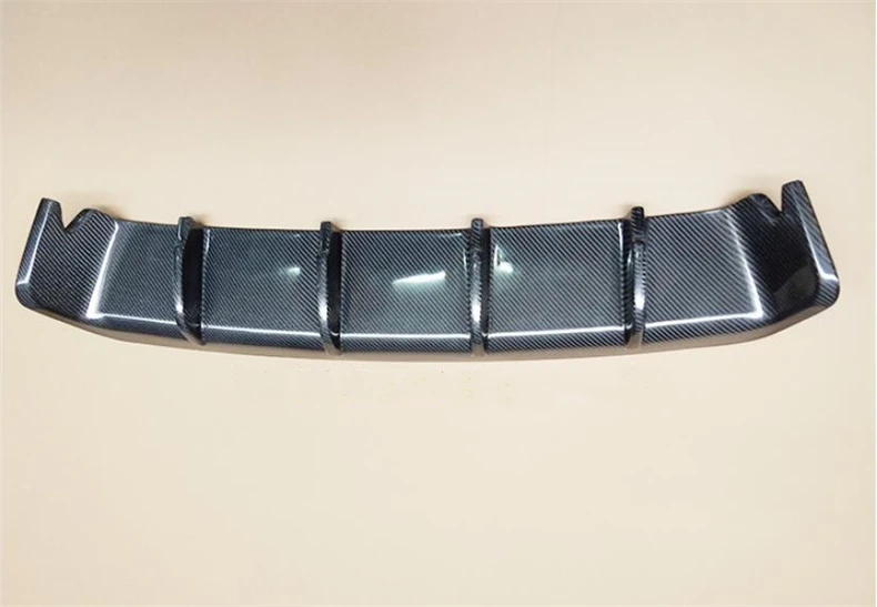 Высококачественный задний диффузор из настоящего углеродного волокна бампер