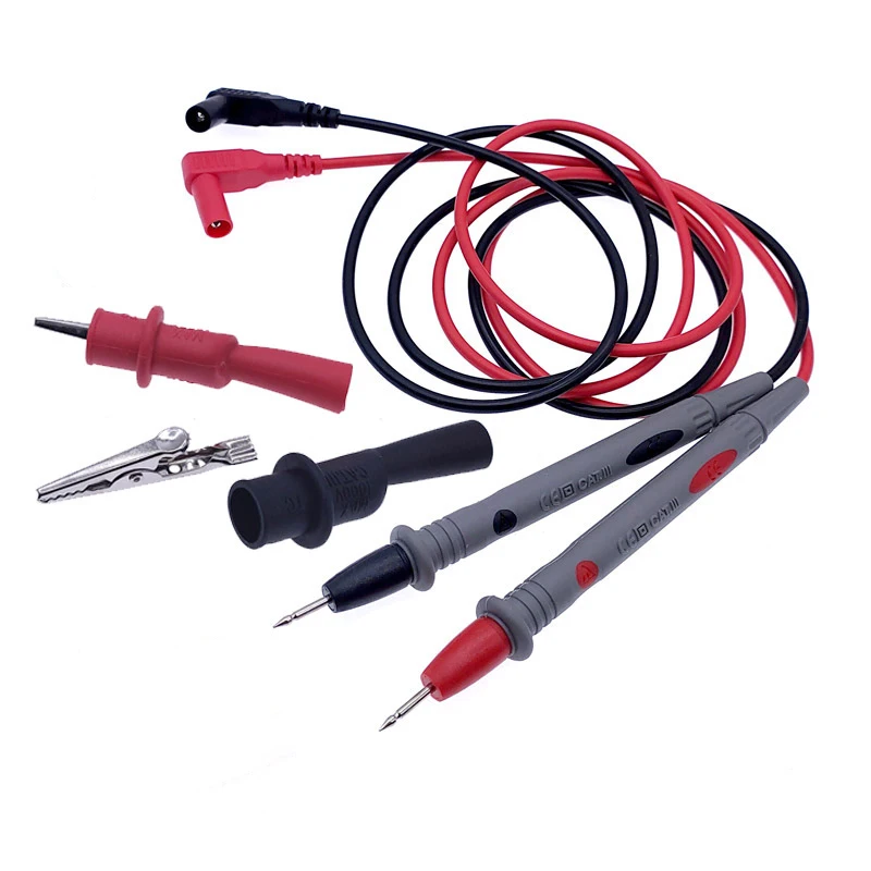 

1Pair Universal Digital 1000V 10A 20A Thin Tip Needle Multimeter Multi Meter Test Lead Probe Wire Pen Cable Multimeter Tester