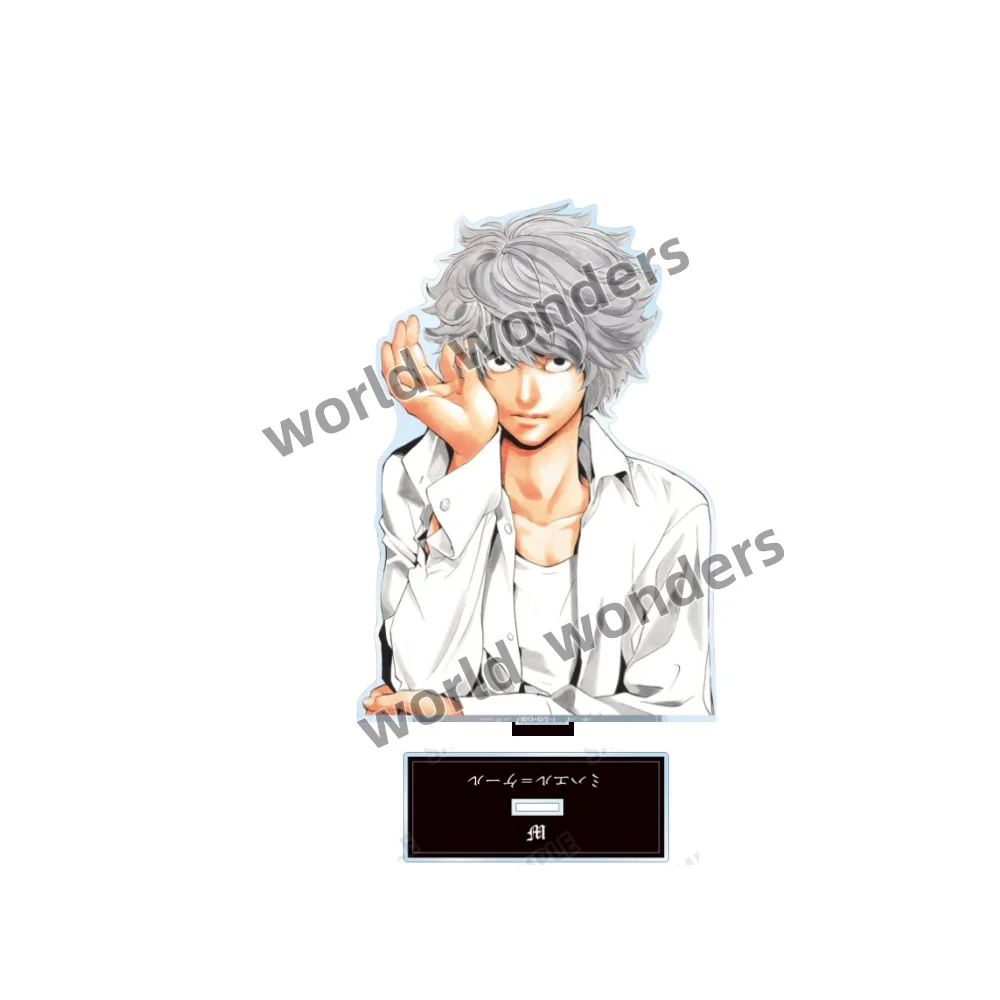 Фото 15 см акриловая подставка DEATH Note Yagami, легкая фигурка, настольные украшения, статуя MisaMisa L·Lawliet, фигурка куклы, коллекционные игрушки Deathnote №2