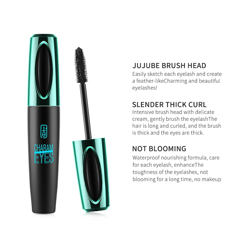 Новинка тушь для ресниц из шелкового волокна 4D Удлиняющая водостойкая стойкая