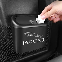 car trash can badge interior accessories auto hanging garbage bin for jaguar xf xj f type e type f pace e pace s type xkr xjs