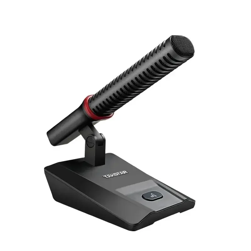 Фото Проводной кардиоидный конференц-микрофон Takstar MS800 с максимальным углом наклона на 50 градусов °   для крупных отчетов и публичных выступлений №3