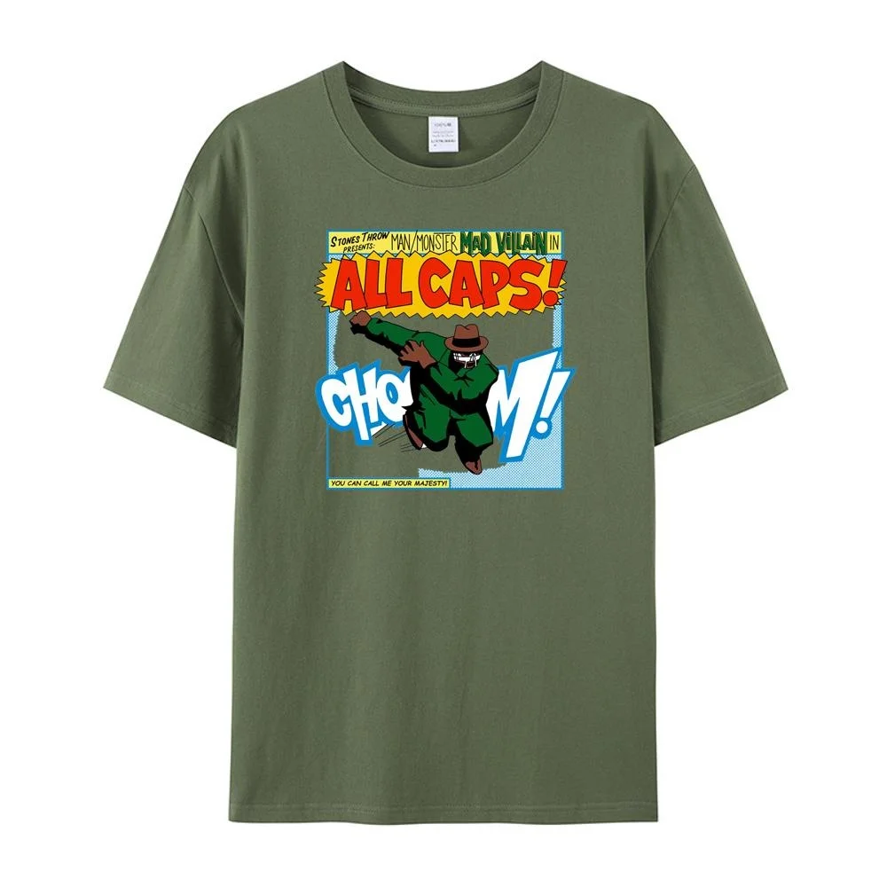 Высококачественная хлопковая Футболка mf doom европейского размера забавная