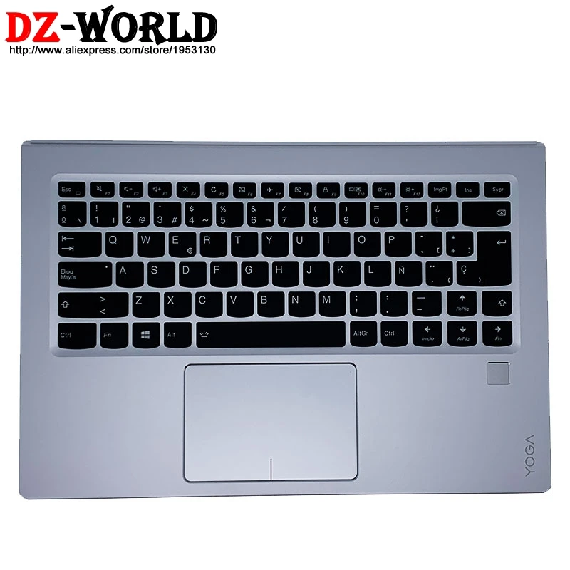 Корпус клавиатуры с подсветкой ES Spain, верхний корпус с подставкой для рук для Lenovo Ideapad Yoga 910 13 13IKB Yoga5 ProLaptop 5CB0M35030