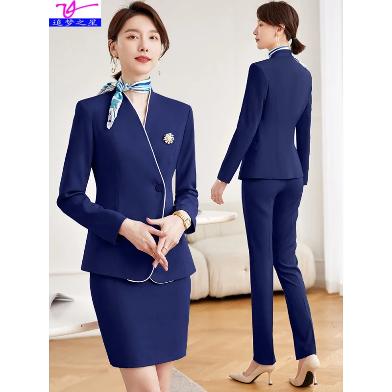 Деловая одежда женский костюм маленький официальная распродажа рабочая для