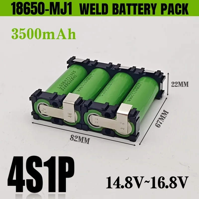 8 4 В 10 16 18 25 2 Аккумулятор MJ1 18650 3500 мАч для отвертки 2s1p 3s1p 4s1p 5s1p 6s1p