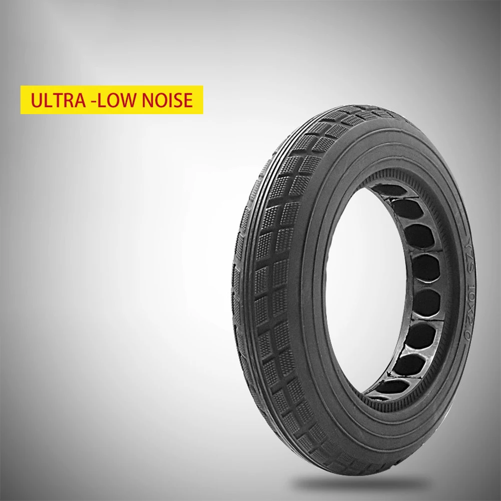 

10 Inch 10x2.0 Rubber Solid Tyre Puncture-Proof Tyre For Electric Scooter Hollow Solid Tire Excellent Replacement Applications