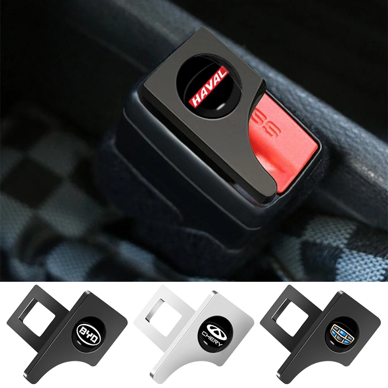 

Car Seat Belt Lock Buckle Seat Lock Buckle Decoration for Tesla Model 3 X S Cybertruck 2021 Y Juguete Roadster Style Accessories