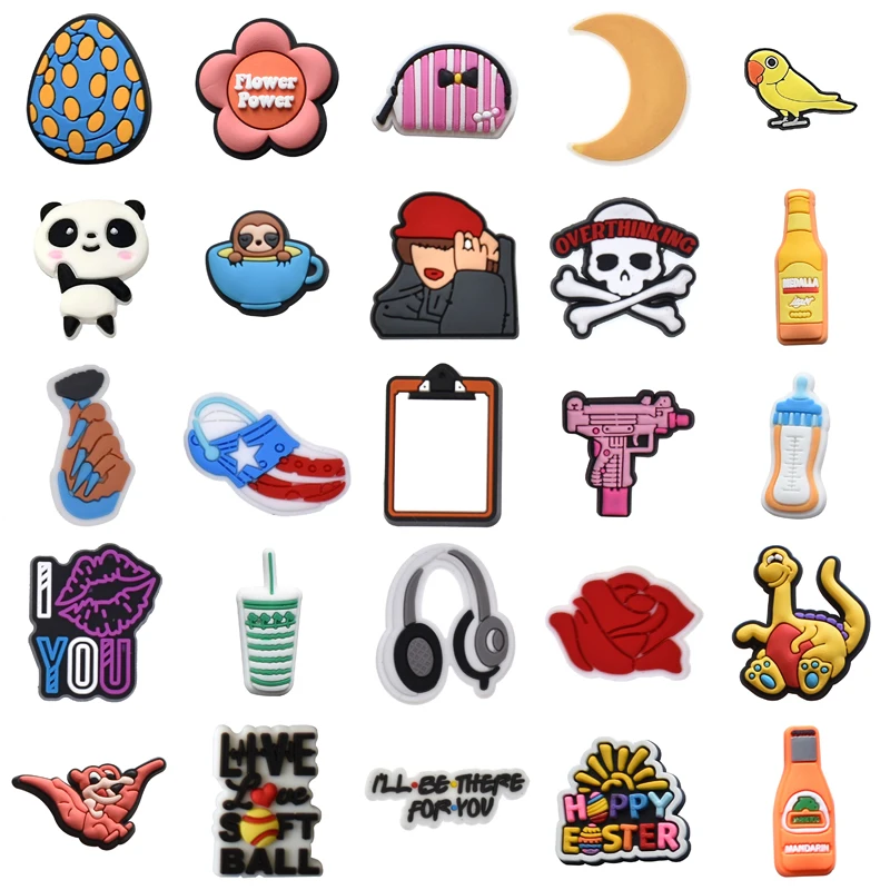 

Shoe Charms Men Girl Boy Para Pins Set Jeans Shoes Accessories Women Charm Kids Packs Gifts Decorations for Crocs Wholesale Bulk