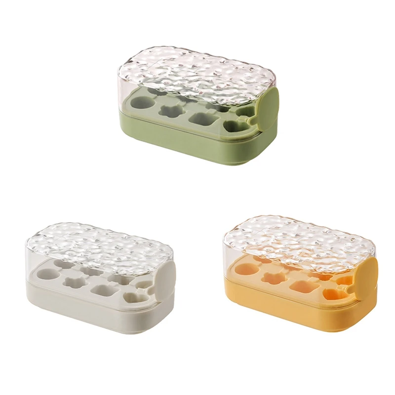 Taca na kostki lodu 8 tacek Pudełko typu push Łatwa do demontażu forma Letnie gadżety kuchenne