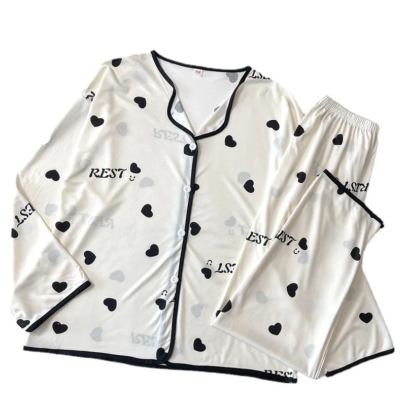 Pajamas Girls Pyjamas Women's Home Clothes For Women Sets Womens Outfits Homewear Trouser Suits Nightgown Costume Dresses Cotton