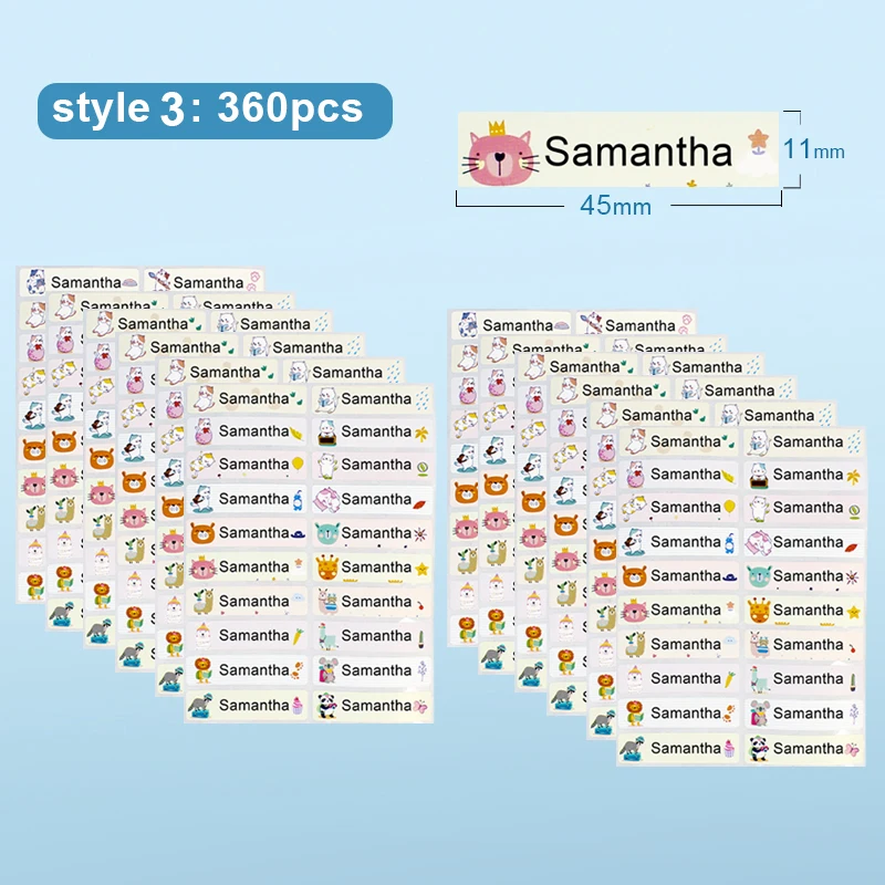 

Персонализированные водонепроницаемые наклейки