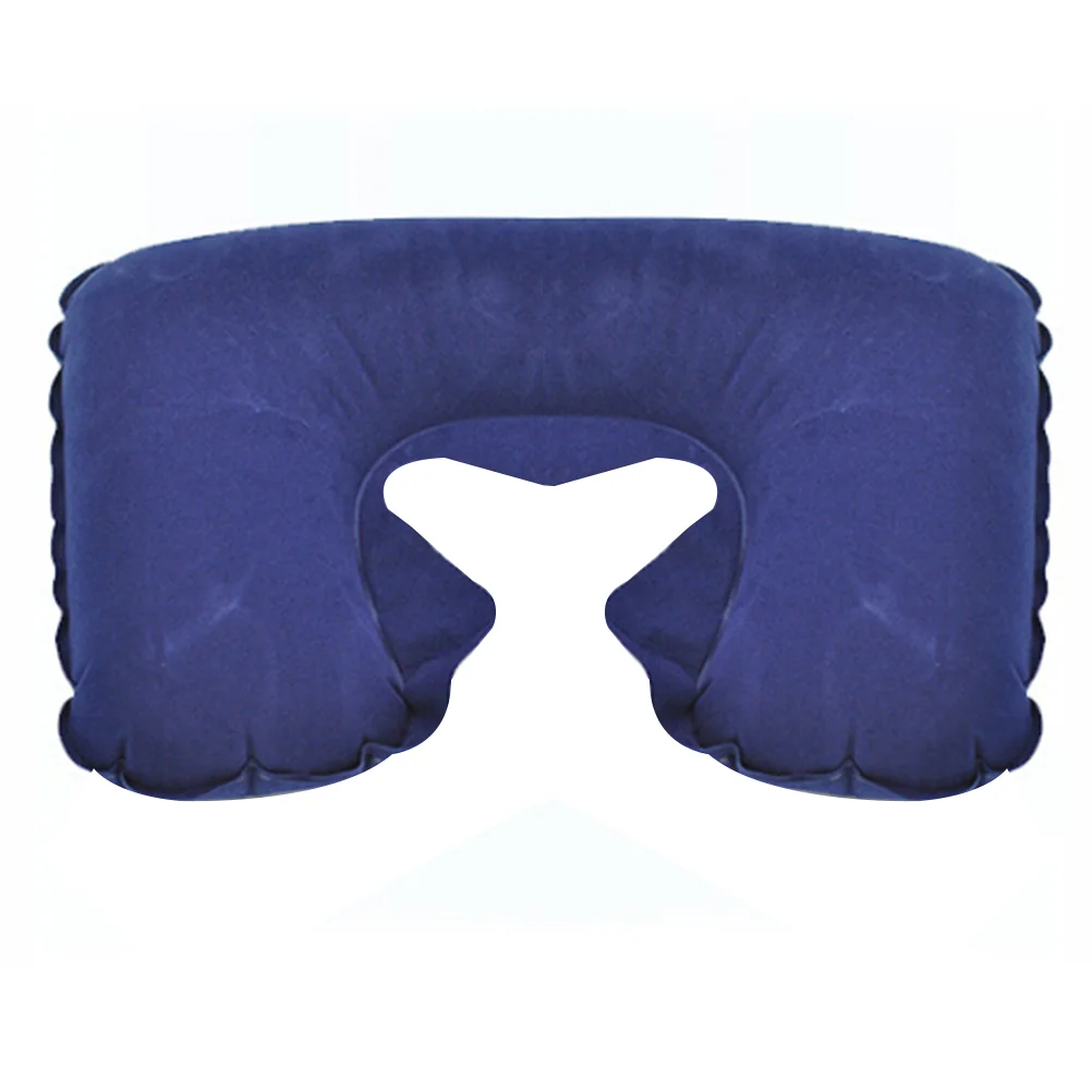 4 шт. надувная подушка для путешествий удобная поддержки шеи U-образная плюшевая