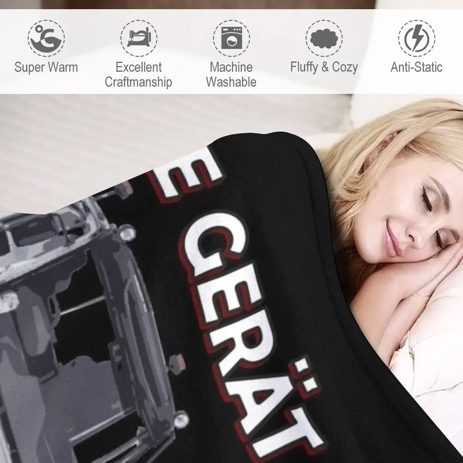 THE GREAT UNIMOG 530 (UNIversal-MOtor-Ger?t) — черное одеяло летние украшения идеи подарков на день