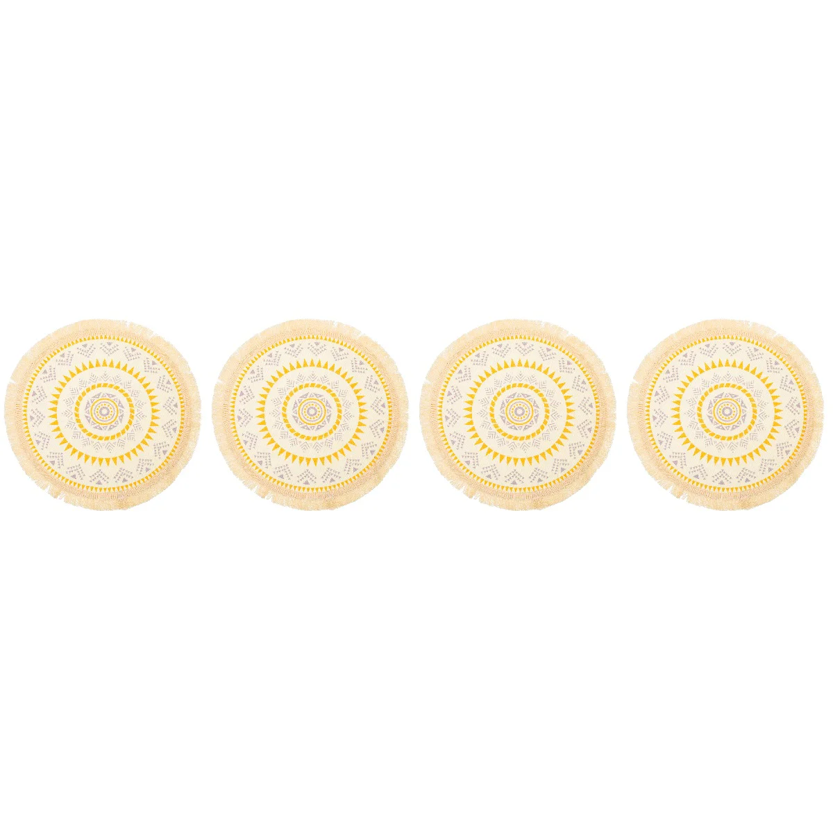 

4x Reusable Decorative Washable Delicate Table Mat Decorative Table Mat Placemat Dining Mat for Table Dinner Tableware Home