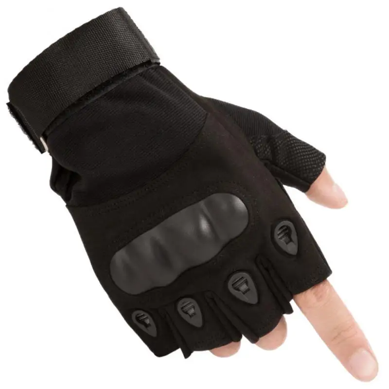 

2022 Outdoor Tactical Gloves Airsoft Sport Gloves Half Finger Type Military Men Combat Gloves Shooting Hunting Gloves Россия
