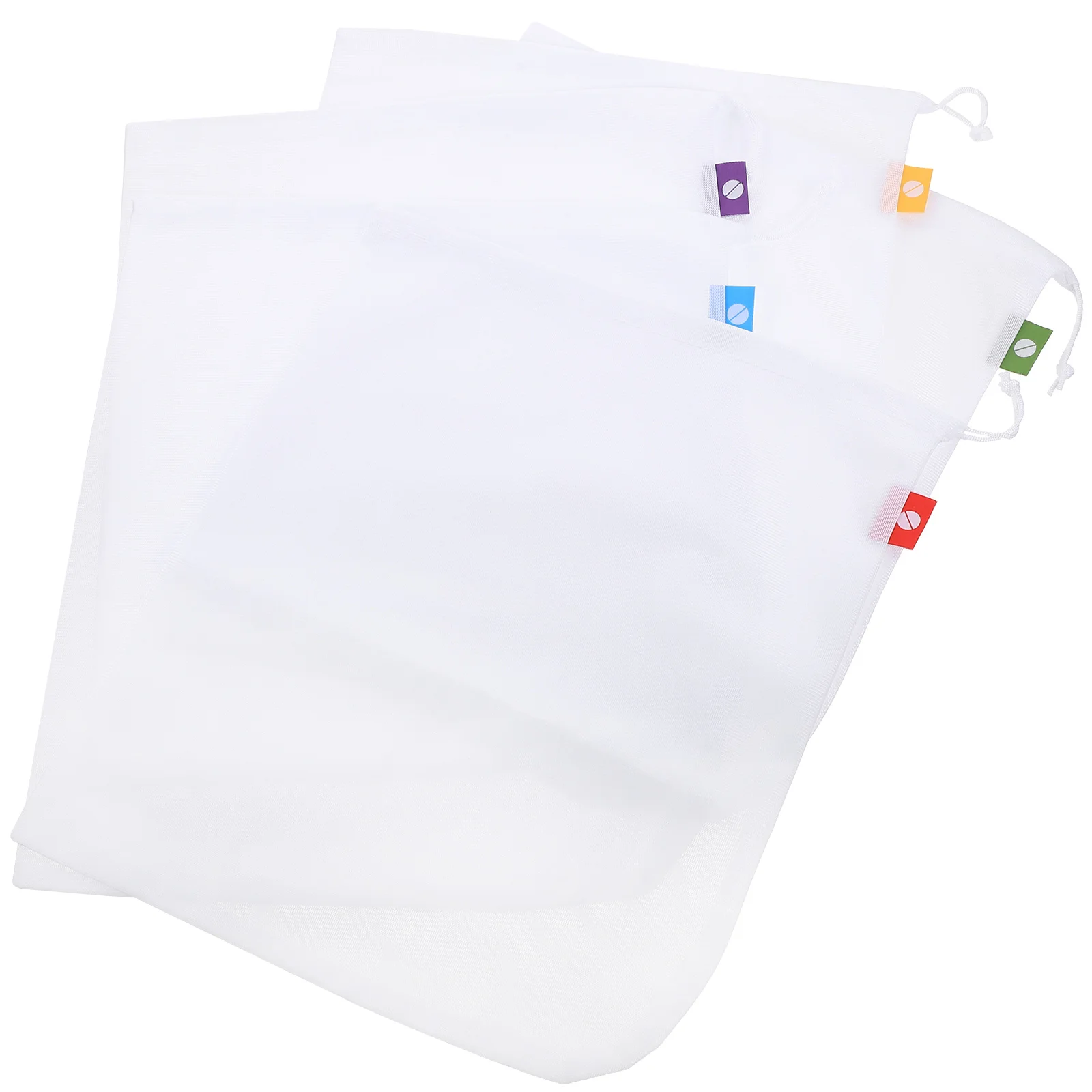 

Mesh Produce Fruit Reusable Grocery Vegetable Drawstring Net Vegetables Storage Forpouches Shopping Netting Washable Holder