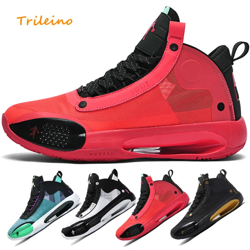 

2022 Summer Breathable mesh basketball shoes Junior outdoor basketball sneakers Men's wear-resistant non-slip training shoes