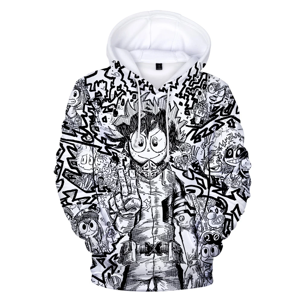 

Luxury Classic My Hero Academia Sweatshirts Autumn Tracksuits Hooded Pullovers My Hero Academia Hoodies Print Men Women Casual