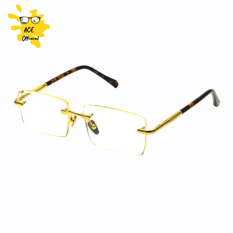 

Reading Glasses Man Natural Crystal Stone Lens Acetate Eyeglasses Frame Woman Luxury Brand Rimless Glass Presbyopia