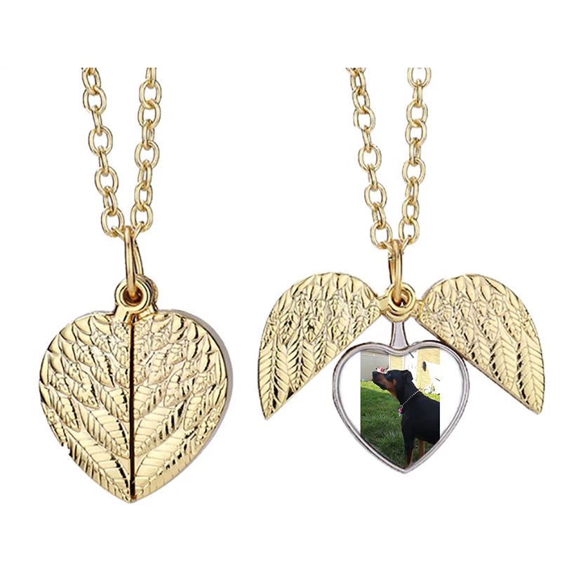 

Kajzer Gsq Heart Active Angel Wing Necklace Beautiful Pendant Fashion Jewelry
