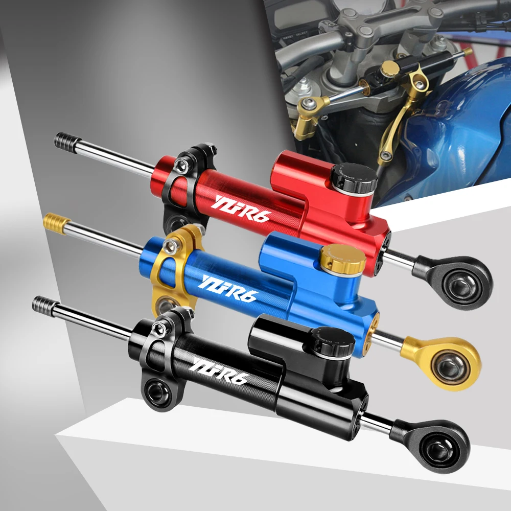 

Стабилизатор рулевой демпфер для YAMAHA YZFR6 YZF R6 YZF-R6 2005-2021 2014 2015 2017 кронштейн безопасности аксессуары для мотоциклов