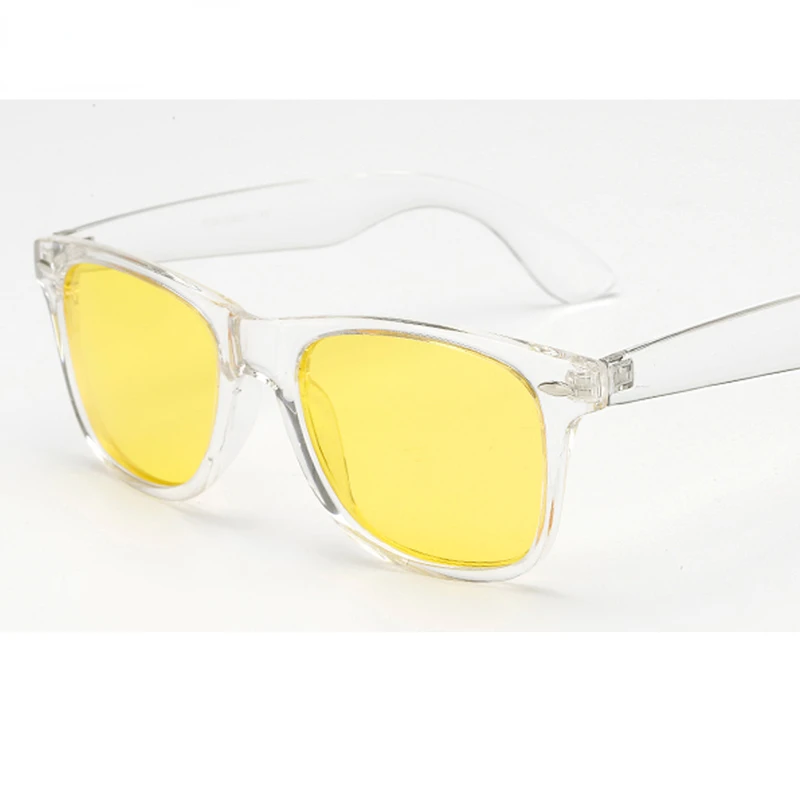 

Vintage Polarized Sunglasses Men Women Yellow Lens Night Driving Safety Sunglasses Rivet Metal Design Retro Sun glasses trending