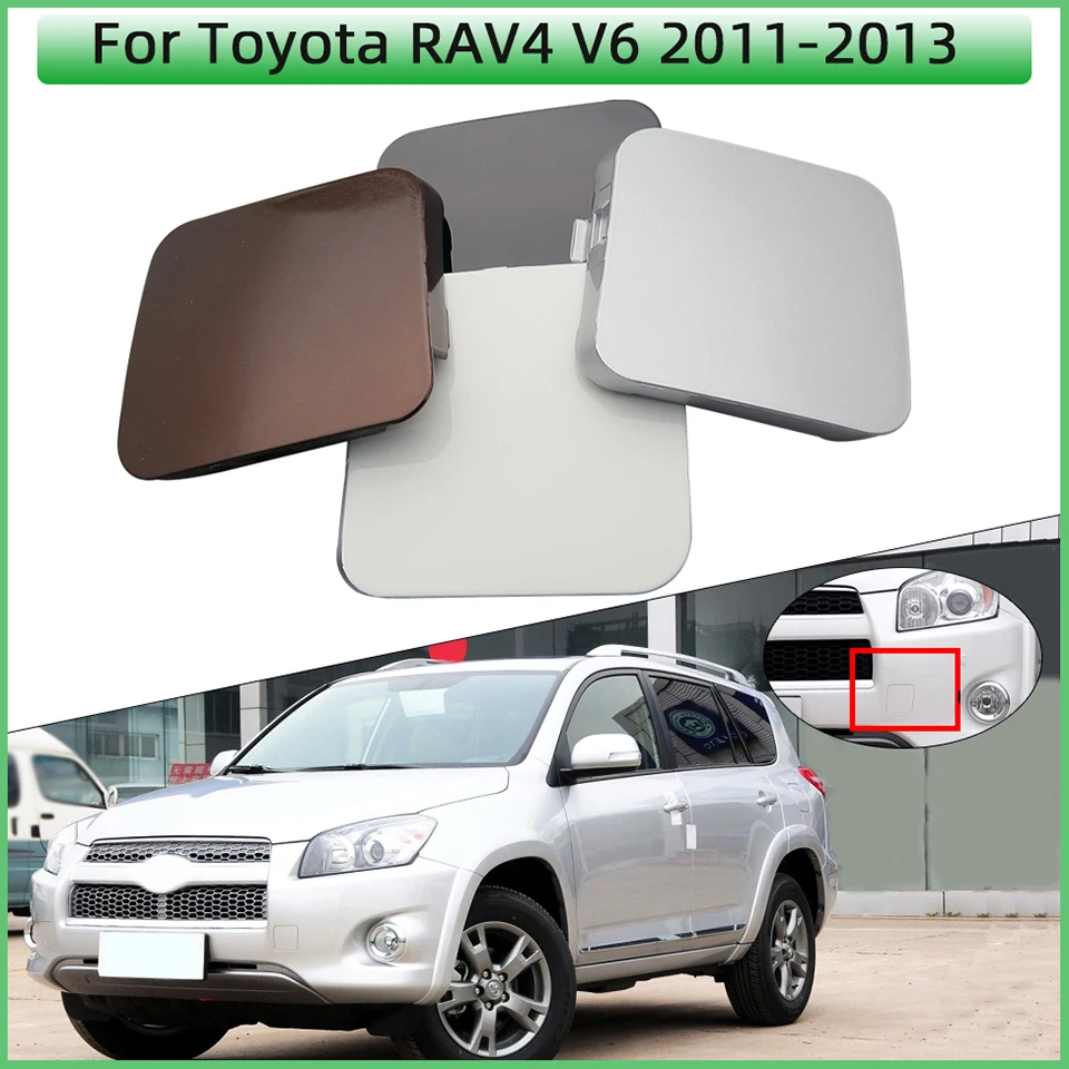 

Front Bumper Towing Hook Eye Cover Cap For Toyota RAV4 Rav4 V6 XA30 2011 2012 2013 Tow Hook Trailer Lid Hauling Left Right Side