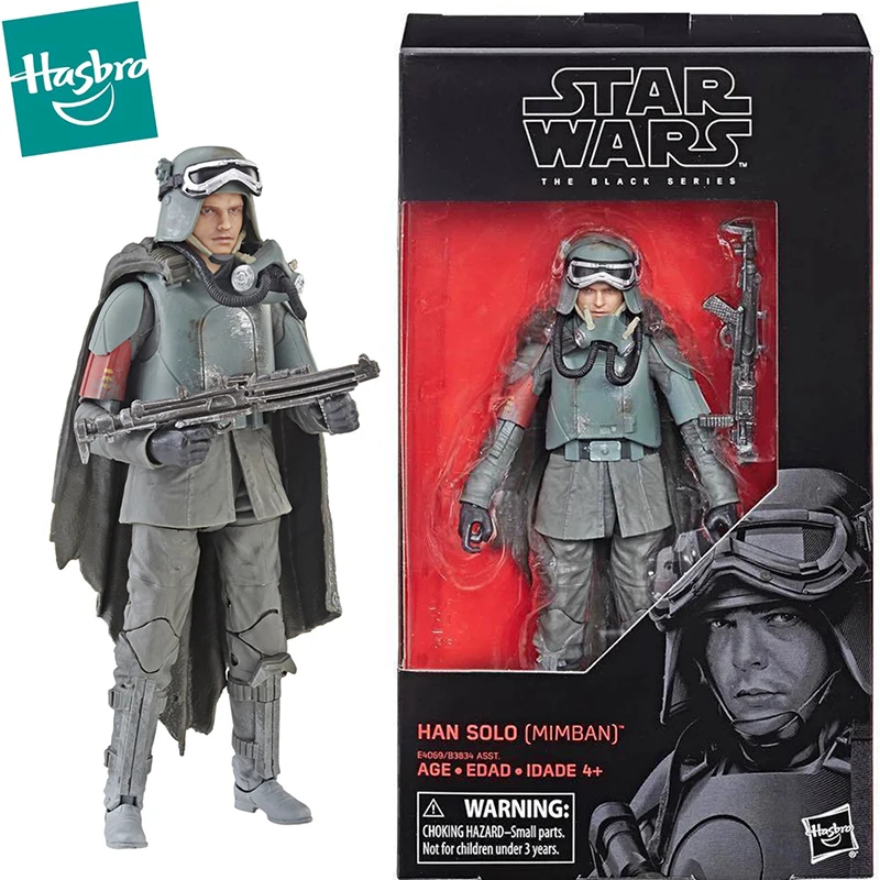 

In Stock Hasbro Star Wars The Black Series Han Solo Mimban Action Figure Collectible Movie Model Birthday Gift for Kids Toys