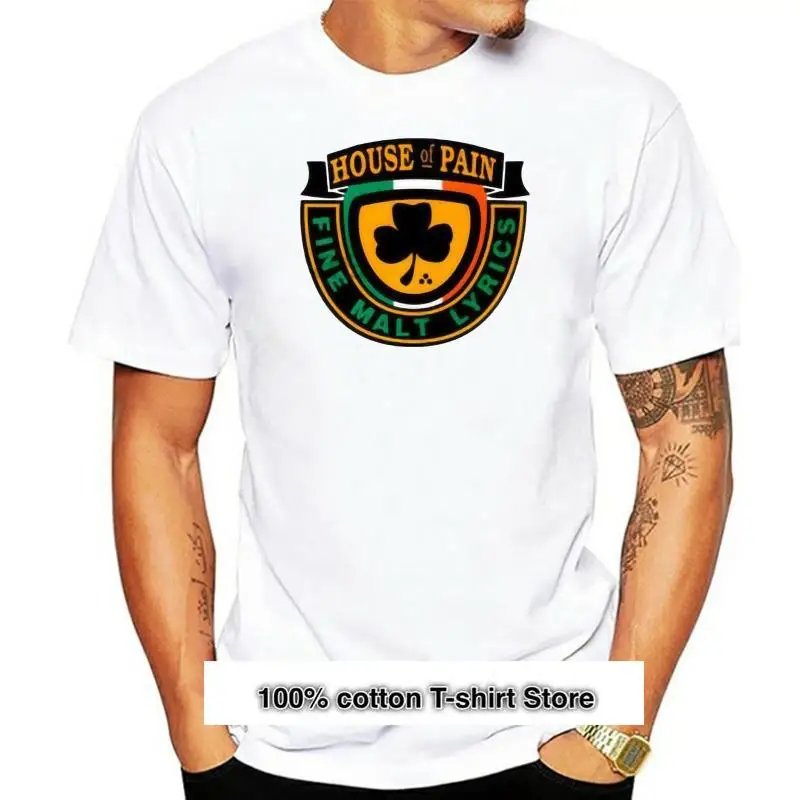 

Camiseta с логотипом letras de «HOUSE OF PAIN» для мужчин, цвет белый и черный, цвет S-3XL