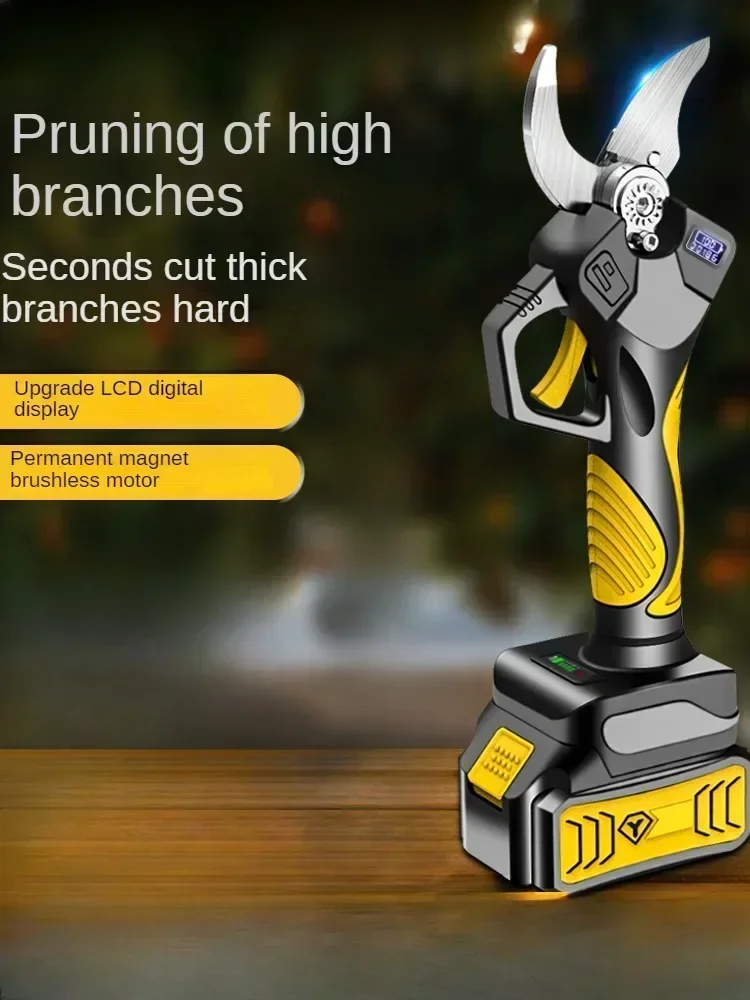 Мощные электрические ножницы с литиевой батареей для обрезки и резки деревьев