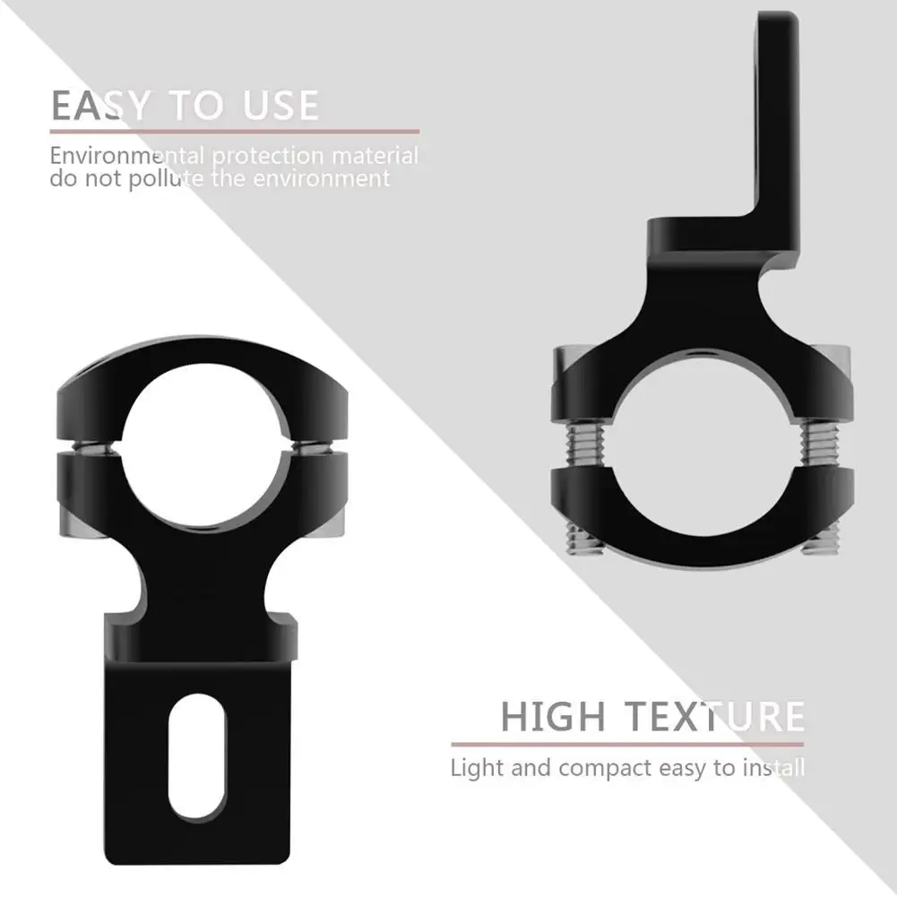 22mm Motorcycle Headlight Bracket Spotlight Holder Universal Handlebar Tube Clamp For Cafer Racer Chopper TG80 1pc - купить по