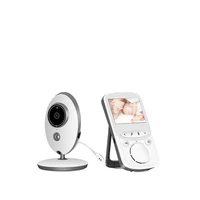 2022 wireless lcd audio video baby monitor 2 4inches 2 way audio night vision babysitter radio music intercom baby walkie