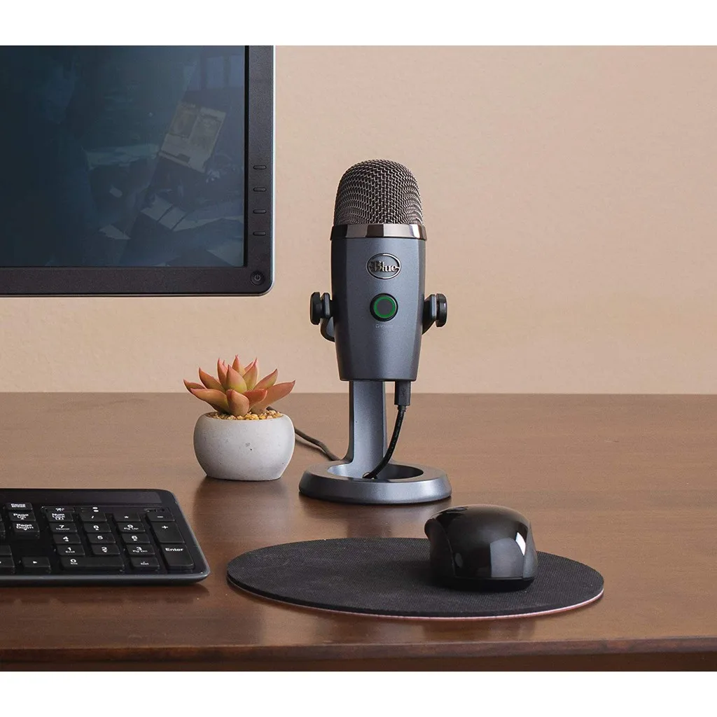 Микрофон Logitech Blue Yeti Nano USB игровой конденсаторный микрофон в прямом эфире с