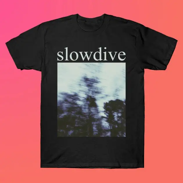 Новая Черная Повседневная футболка Slow Dive 90s shoegazer размер S 4X