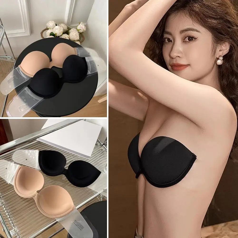 A-d Женский Собранный бюстгальтер с красивой спинкой и открытой спиной без